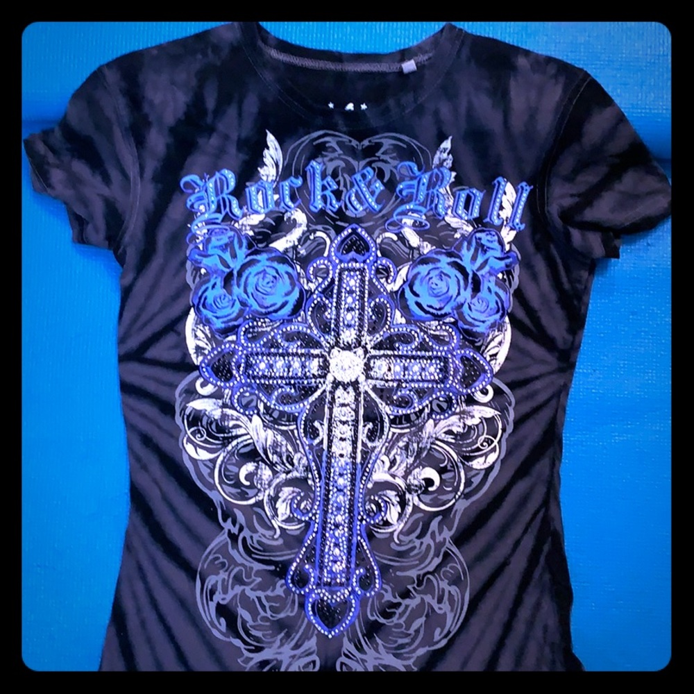 Girls rock n roll t-shirt